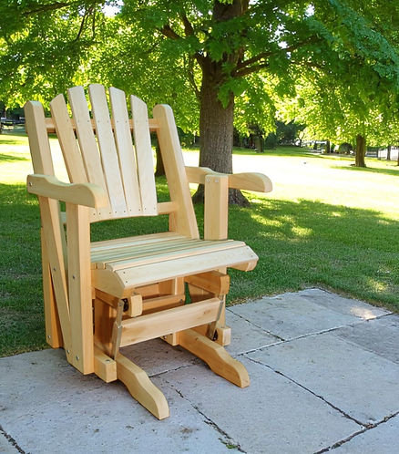 Balançoire en cèdre pour terrasse extérieure BOSK