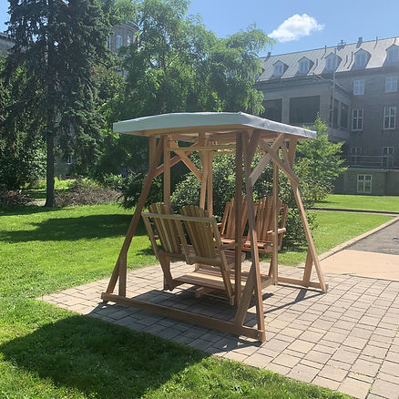 Balançoire avec toit fabriqué par BOSK