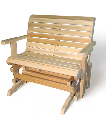 [B-405] Fauteuil Berçant 2 places | Latte Horizontales