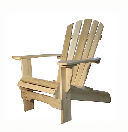 Chaise d'adirondack en cèdre blanc