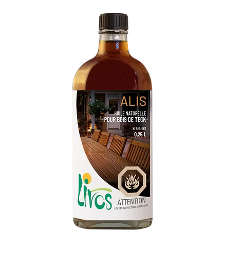 [567-0.25] Alis - Huile Spécial Teck | Teak Oil (250 ml)