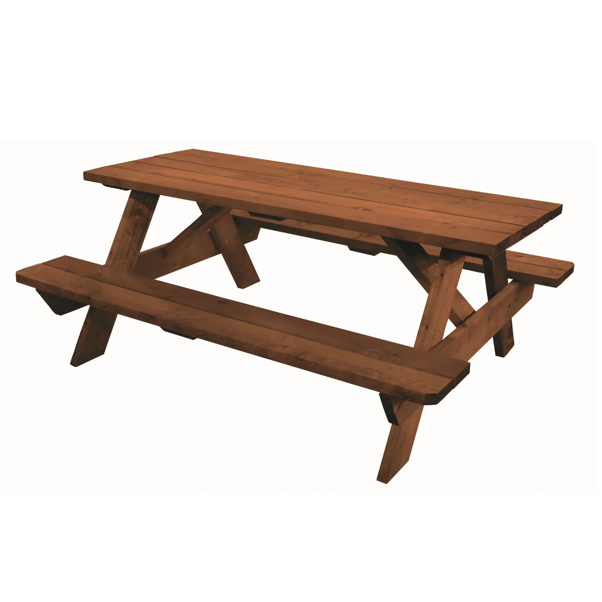 [[TP-BT-2x6-6]] Table de Pique-Nique en Bois Traité